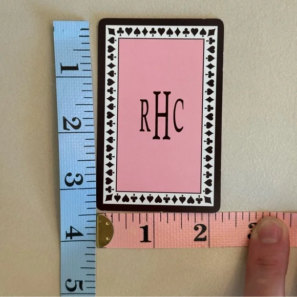 TIFFANY & CO. Playing Card Set Pink and Blue RHC or RCH Monogrammed Personalized - Picture 8 of 11